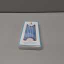 The Dreidel Company Hanukkah Candles Multi Blue Hued Frosted Deluxe Tapered Candles 1-Hour Burn Time 45 Candles for All Eight Nights of Chanukah (Single)