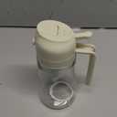 Glass Olive Oil Sprayer for Cooking, Oil Dispenser Bottle for Kitchen Gadgets, 2 in 1 Spray and Pour bottle, Home and Kitchen Essentials, Air Fryer Accessories for Salad, BBQ (16oz/470ml, White)