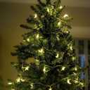 Whimsigoth Star and Moon Decor String Lights, Indoor Bedroom Classroom Dorm Patio Party Wedding Decor, Warm White Plug or Battery (30ft Plug-in)