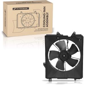 A-Premium Engine Radiator Cooling Fan Assembly Compatible with Select Honda Models - Odyssey 2005-2010 - Replace# 19015RGLA01, 19020RGLA01
