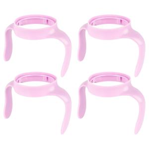 Baby Bottle Handles for Mam Bottle, Bottle Holder for Baby, 4 Count, Purple