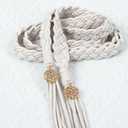 Handfasting Cord for Wedding, Wedding Lasso for Ceremony. Rustic Lasso Lazos Cord Rope for Traditional Catholic Ceremony(Ivory White,Simple)