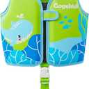 Gogokids Toddler Swim Vest Pool Floaties for Kids, Neoprene Swimming Jacket w/Adjustable Strap & Zip, Kids Pool Float Jacket 30-50-70-90 Pounds for Boys Girls Youth Teens, Small