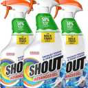 Shout Advanced Laundry Stain Remover Gel for Clothes Laundry, Breaks down stubborn, dried-in, and tough stains - 22oz Spray (Pack of 3)