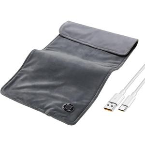 Electric Heating pad for Back/Shoulder/Neck/Knee/Leg Pain Cramps and Arthritis 3 Fast Heating Settings Auto-Off Hine Washable Infrared Thermal Therapy Heated Pad 12x24 inches