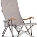 ICECO Low Camping Chairs for Adults, Hold Up 600 LBS, Heavy Duty Folding Chair for Outside, Portable Outdoor Backpack Camping Chairs with Storage Bag