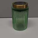 Mirasium Battery Operated Lamp, Cordless Table Lamp with Timer, Desk Bedside Lamps with LED Warm Light, Glass Small Table Lamp for Bedroom, Bathroom, Living Room, Home Decor  Green