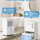 Trazico 1500 Sq.Ft Dehumidifier for Basement, with Drain Hose, 21 Pints