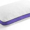 2 x BPC Shredded Memory Foam Pillow Queen Size, Cooling Bed Pillow for Sleeping, Adjustable Firm Soft Support for Side Back Stomach Sleepers, Hypoallergenic Removable Washable Cover, CertiPUR-US, 1 Pack
