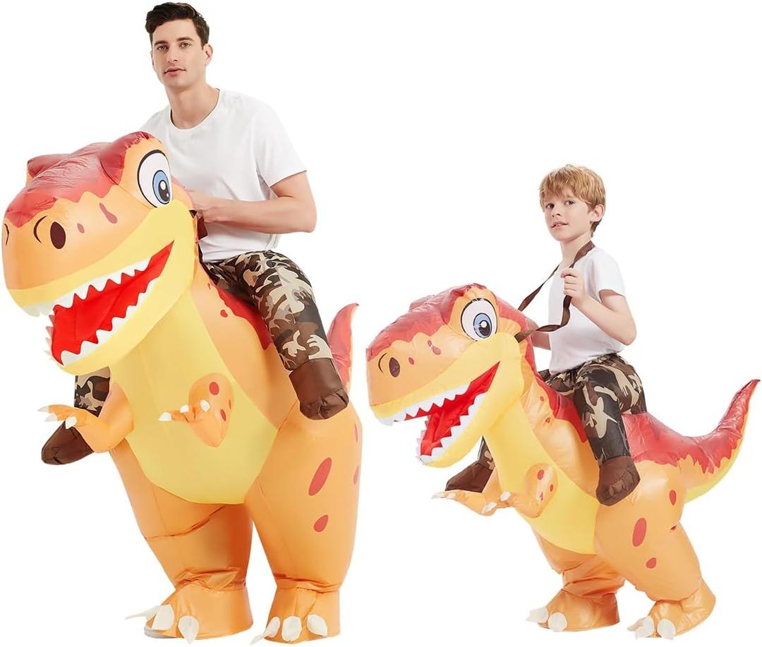 COMIN Inflatable Dinosaur Costume Kids and Inflatable Dinosaur Costume for Adults
