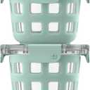 Ello Duraglass 2 Cup Glass Meal Prep Bowl (2 Pack)