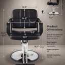 Artist hand Salon Chair for Hair Stylist, Hydraulic Barber Styling Chair