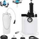 PLAYOCCAR Brake Fluid Pump Kit3L Brake Bleed Kit Manual Brake Bleed Fluid Pump One Person Brake Bleed Pressure Pump Kit with 1L Brake Fluid Bleed Bottle
