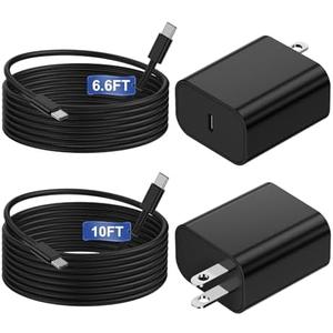 Amazon.com: 45W Super Fast Charger Type C, USB C Android Phone Charger Block 2Pack with 6.6TF+10FT Samsung Charger Fast Charging Cord for Samsung Galaxy S25 S24 Ultra/S24/S23/S23+/S22/S21/S20/Note 20/10/Tab : Cell Phones & Accessories