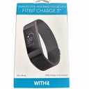 WITH it Stainless steel mesh band for use with FITBIT CHARGE 4 & CHARGE 3