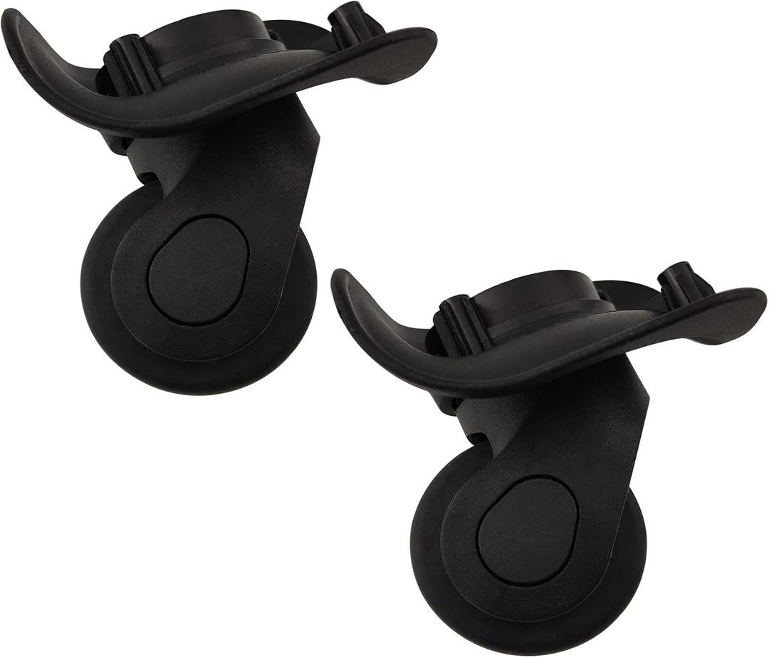 1 Pair Luggage Suitcase Wheel, A08 Trunk Luggage Wheel Spare Part (W041-2 Small) Plastic 360 Swivel Universal Wheel Replacement Luggage Wheel for suitcases/Draw Bar Box