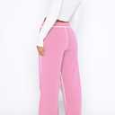 DISCIPBUSH Track Pants Women Sweatpants Lounge Pants (Pink, XL)