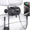 OHLPRO 2 in 1 Backseat Car Charging Station Box for Christmas Day Gifts for Women Men, Compatible iPhone and Tablets, 45W Retractable Fast Charge Multi for Lyft Uber Driver and Passengers for Chargers (2 in 1 without QC3.0 Adapter)