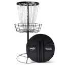 MVP Disc Sports Black Hole Pro HD 24-Chain Portable Disc Golf Basket with Transit Bag