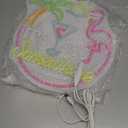 Its 5 O'clock Somewhere Neon Sign for Wall Decor Dimmable Flamingo Cocktail Neon Light for Man Cave LED Tiki Bar Sign for Home Bar Palm Tree Beach Party Gift for Drinking Lover13.1 * 12.9In (WZCP167)