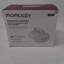 Momcozy Knee Pillow for Side Sleepers with Cooling Cover, Soft Memory Foam Spine Alignment Pregnancy Leg Pillow for Hips, Back, Sciatica Pain, Fixed Strap for Moving, Wider Contact Even Pressure, Blue