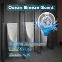 Urinal Screen Deodorizer 36 Pack, Urinal Cakes Ocean Breeze Long-Lasting Scent, Anti-Splash Design for Restrooms, Offices, Restaurants & Schools