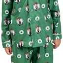 Ultra Game Youth NBA Official 2-Piece Super Soft Button Down Pajamas Set 4