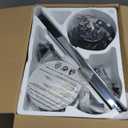 Ohniyou Ceiling Fans with Lights, 52'' Low Profile Ceiling Fan with Light and Remote/APP Control, Modern Flush Mount Ceiling Fan for Indoor Bedroom Living Room, Dimmable, Qiuet DC Motor, Black