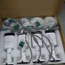 (2026 Update) 4K PoE Security Camera System w/PIR & AI Human Detection, 8CH NVR w/ 4TB HDD, 8 Cameras, 130 Ultra Wide Angle, 60-Day Recording, 2-Way Audio, Remote Control, No Monthly Fee