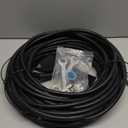 Sewer Jetter Kit 100FT for Pressure Washer 5800PSI Drain Cleaner Hose 1/4" NPT Corner Rotating and Button Hose Sewer Jetting Nozzle Waterproof Tape Pearl Corsage Pin with 2 Spanner