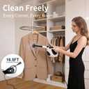 Handheld Steam Cleaner for Home 3s Instant Heat-Up, Lightweight, and Easy Refill Portable Steamer for Grout, Furniture, Kitchen, and More(White)
