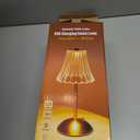 Nusogon 6 Pack Rechargeable Cordless Table Lamp, Touch Control Desk Lamp 3 Color Dimmable LED Gold Small Lamp for Bedroom Bedside Restaurant Kitchen Home Decor