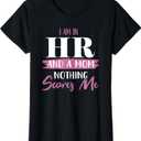 HR Mom Giftz and More Womens Funny HR Mom Shirt Human Resources HR Lady HR Mom Gift T-Shirt, Black, Small