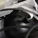 LASENCHOO 8 Lights Plug in Chandelier,Hanging Lights with Plug in Cord 16.4ft & On/Off Switch,Black Plug in Pendant Light,Modern Sputnik Chandeliers for Dining Room Living Room Bedroom Kitchen Island