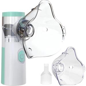 Pet Nebulizer with USB Port - Portable and Handheld for Dogs/Cats, Includes 2 Masks, Quiet Operation, High Mist Output