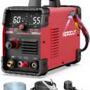 Plasma Cutter, 55Amps HEROCUT Plasma Cutter Machine CUT55i, Non-Touch Pilot Arc, 110/220V Dual Voltage IGBT Inverter, Screen Display, Air Sensor, 1/2'' Clean Cutting Thickness, 2T/4T for Beginners DIY