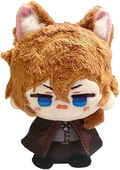 Anime Plush Doll Mini Pendant Keychain (Brown)