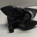 Modatope Knee High Boots Women Fold Over Knee High Boots Chunky High Heels Long Boots Zipper Pointed Toe Dress Tall Boots for Women (7, Black Pu)