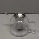 HIWARE 1500ml Glass Teapot with Removable Infuser, Stovetop Safe Tea Kettle, Blooming and Loose Leaf Tea Maker Set