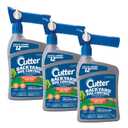 Cutter Backyard Bug Control Spray Concentrate (3 Pack), Kills Mosquitoes, Fleas & Listed Ants, 32 fl Ounce