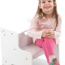 Melissa & Doug Kids Wooden Step Stool, Sturdy Two-Step Stool for Toddlers
Helps Kids Reach Sinks & Counters, Holds Up To 100 Pounds, Easy To Assemble & Clean, Practical Gift For Kids Ages 3+