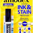 Amodex Ink & Stain Remover Traveler 0.5oz Bottle with Built-in Brush