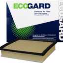 ECOGARD XA10242 Premium Engine Air Filter Fits 2016-2023 Toyota Tacoma, 2014-2021 Tundra, 2014-2022 Sequoia