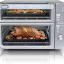 Ninja Air Fryer Toaster Oven Combo | Double Stack XL | 12-in-1 | Fits 4.5 lb Chicken & 6lbs of Wings | Smart Finish Cook 2 Different Meals at Same Time | Countertop Oven | Stainless Steel | DCT601