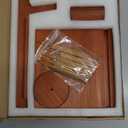 Yarn Holder for Crocheting Wooden Yarn Rack Stand with Phone Stand, Crochet Hook Storage and Magnetic Yarn Ball Holder Spinner