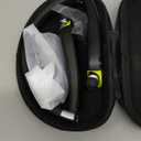 BEARTWO Bluetooth Headphones, Upgraded Foldable Wireless Neckband Headset with Retractable Earbuds, Noise Cancelling Stereo Earphones with Mic for Workout, Running, Driving (with Carry Case) (Black)