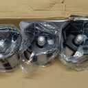 Garage Light 6 Pack - 240W 24000LM 6500K Garage Lights Ceiling LED with 8+1 Deformable Panels, E26/E27 Screw Socket in LED Shop Light for Workshop, Basement, Gym, Barn, Warehouse etc Bay Lighting