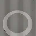 PATIKIL 4.9" ID 6.7" OD Light Trim Ring, White Goof Ring Matte Circular Light Cover Lighting Fixture for Ceiling Wall Recessed Can Downlights