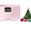 LC-dolida Sleep Mask with Bluetooth Headphones, Ice Silk Sleep Mask with Bluetooth 5.4, Total Blackout Eye Mask for Sleeping