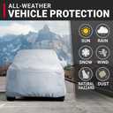 iCarCover Premium Truck Cover for 2019-2025 Chevy Silverado 1500 Crew Cab 5.8 ft Short Bed Waterproof All Weather Rain Snow UV Sun Hail Protector, Full Exterior Indoor Outdoor Truck Cover